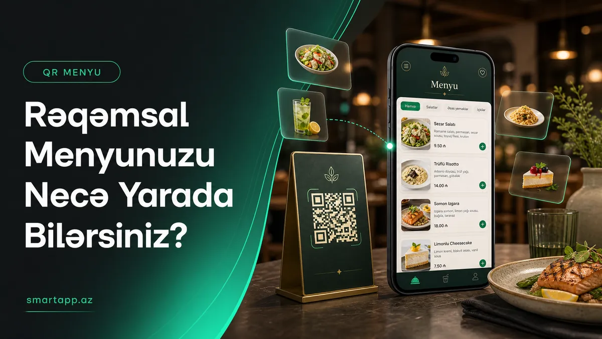 Rəqəmsal Menyunuzu Necə Yarada Bilərsiniz?