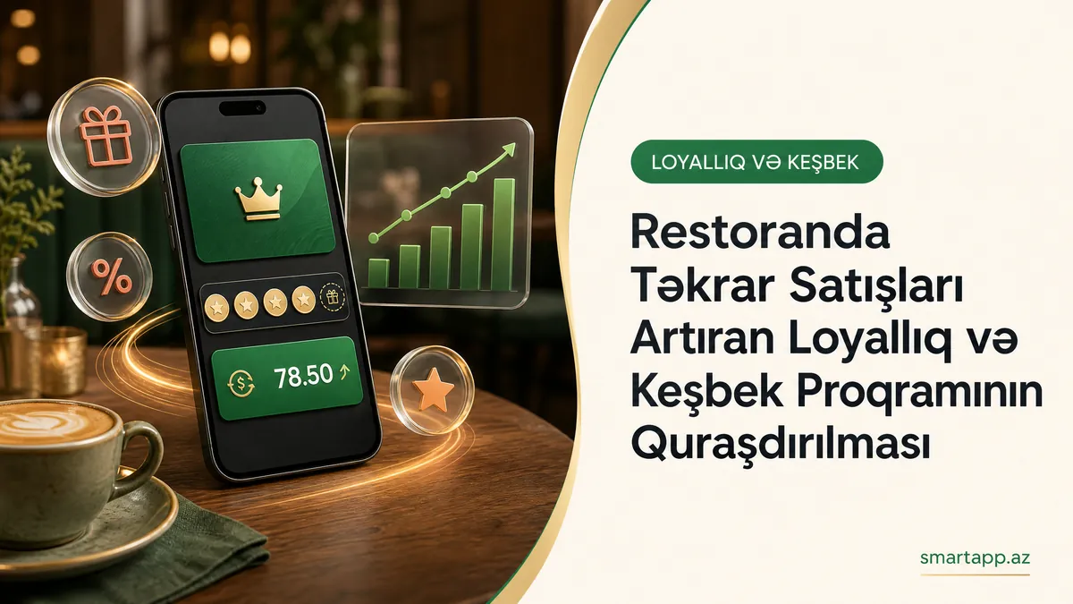 Restoranda Təkrar Satışları Artıran Loyallıq və Keşbek Proqramının Quraşdırılması