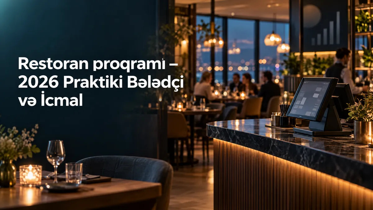 Restoran proqrami – 2026 Praktiki Bələdçi və İcmal